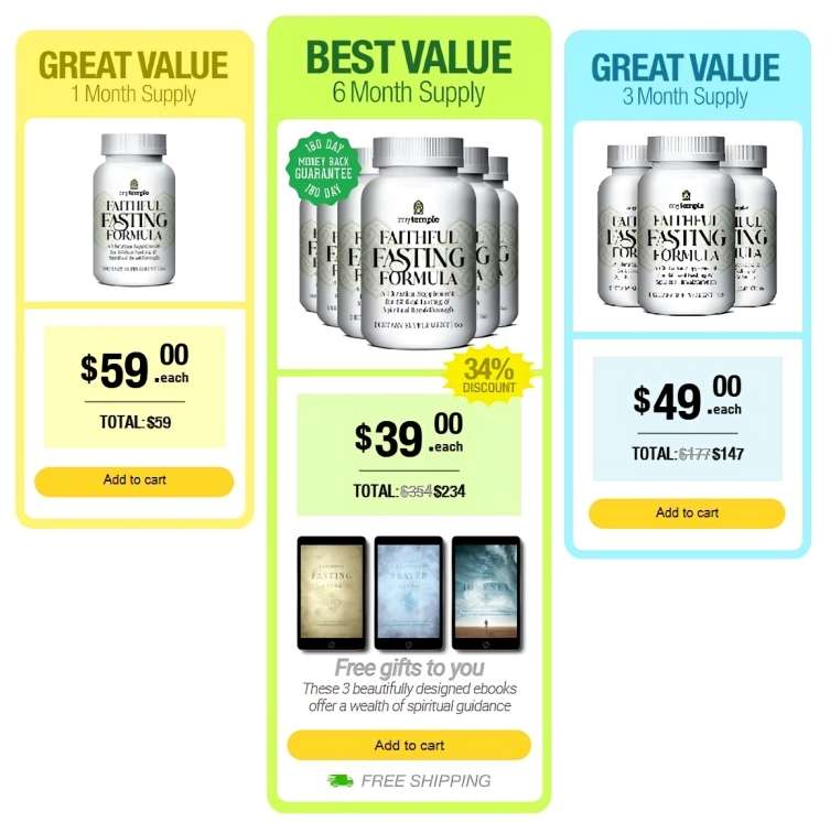 Faithful Fasting Formula price